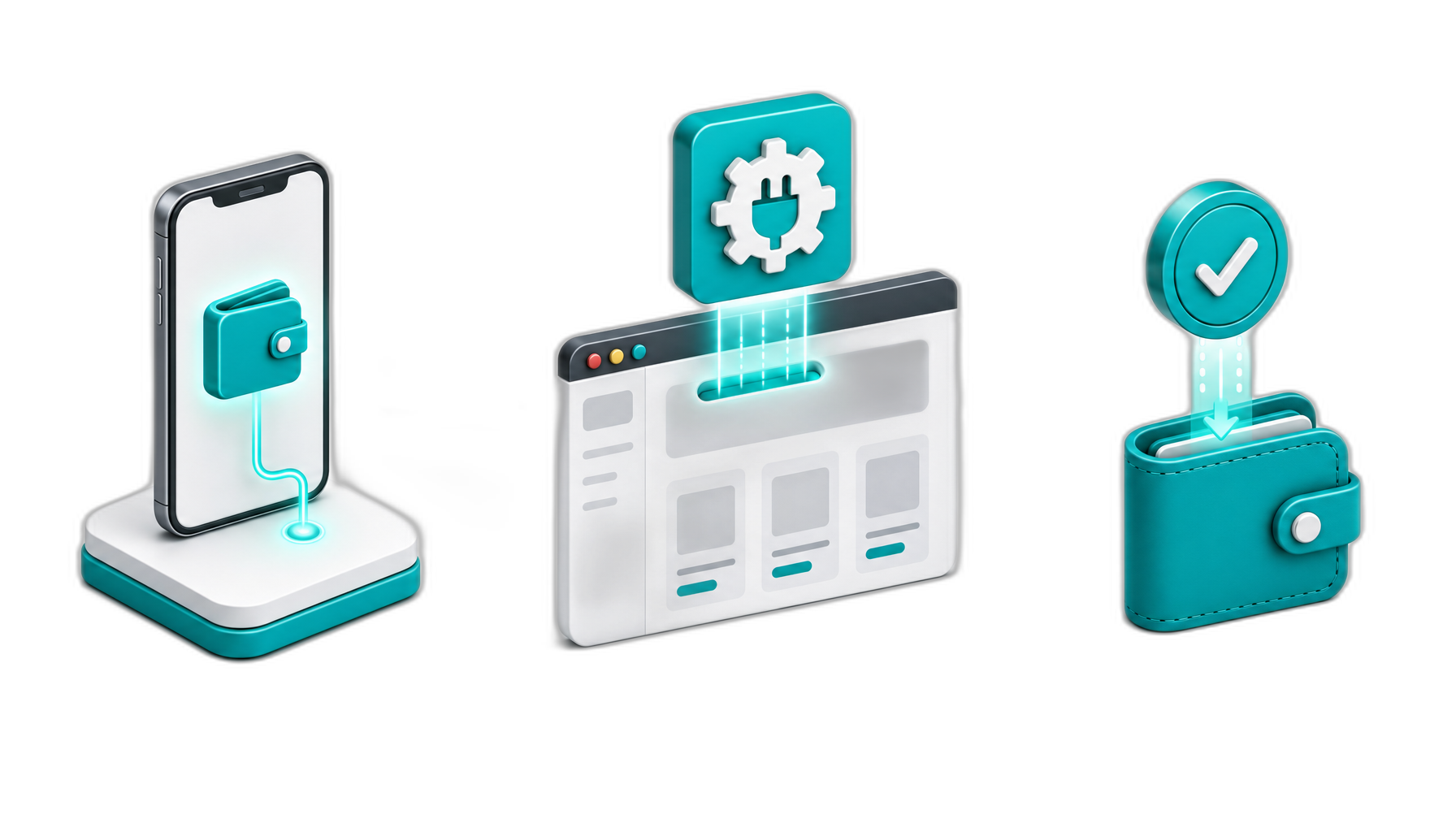 How MakaPay works — connect wallet, add to store, receive payment
